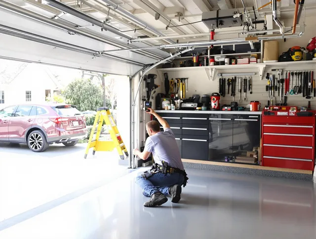 Local garage door repair service by Montebello Garage Door Repair in Montebello