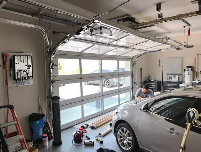Garage door noise reduction service by Montebello Garage Door Repair in Montebello