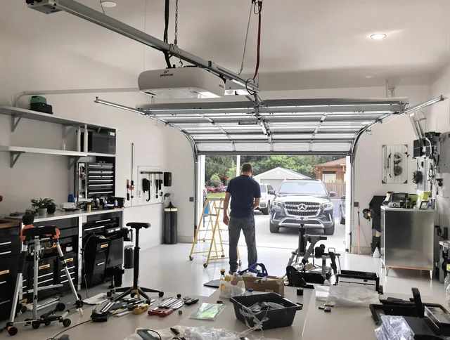 Garage door opener installation by Montebello Garage Door Repair in Montebello