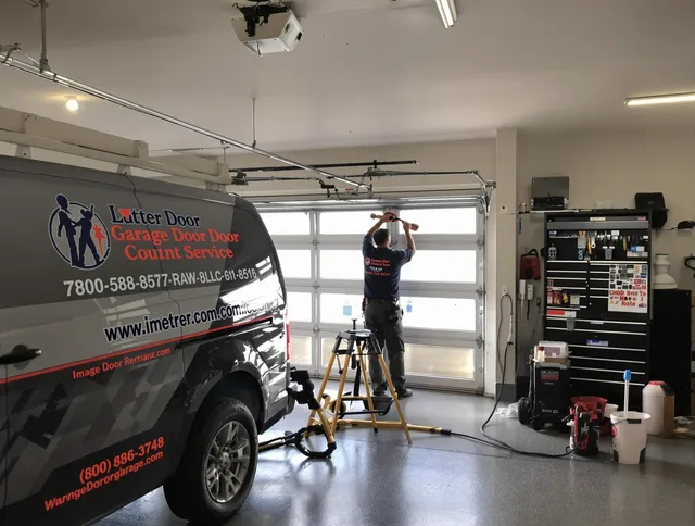 Montebello Garage Door Repair team performing same-day garage door repair in Montebello